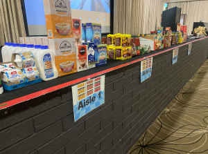 Charity Team Building on the Gold Coast Making Hampers for charity team building activity