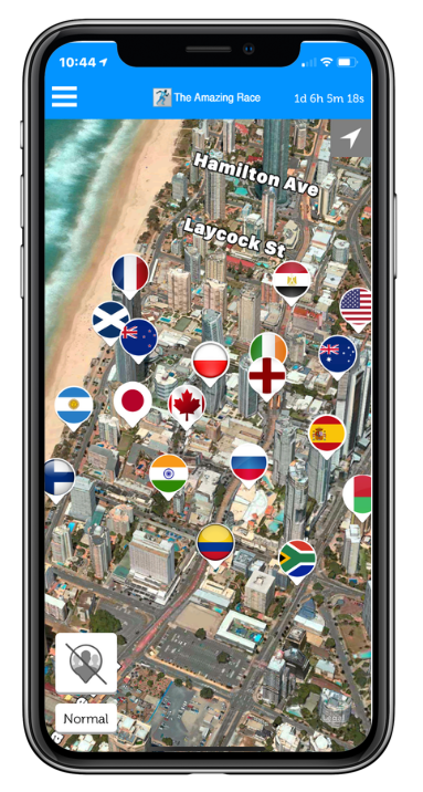Amazing Race Gold Coast App screenshot Amazing Race Gold Coast App screenshot